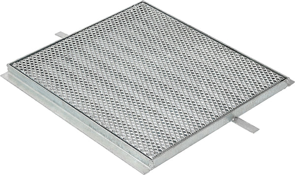 600mm x 600mm Galvanised Hinged & Lockable Frame & Grate