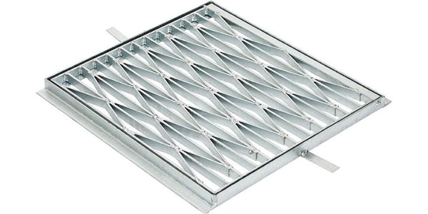 450mm x 450mm  Galvanised Hinged Frame & Grate