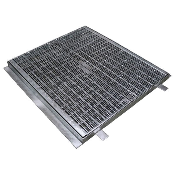 C/O Heelguard HD Galvanised Hinged Drop-In Grate & Frame