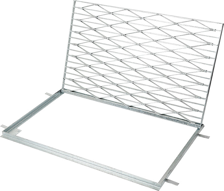 900mm x 600mm Galvanised Hinged & Lockable Frame & Grate – Ferrum