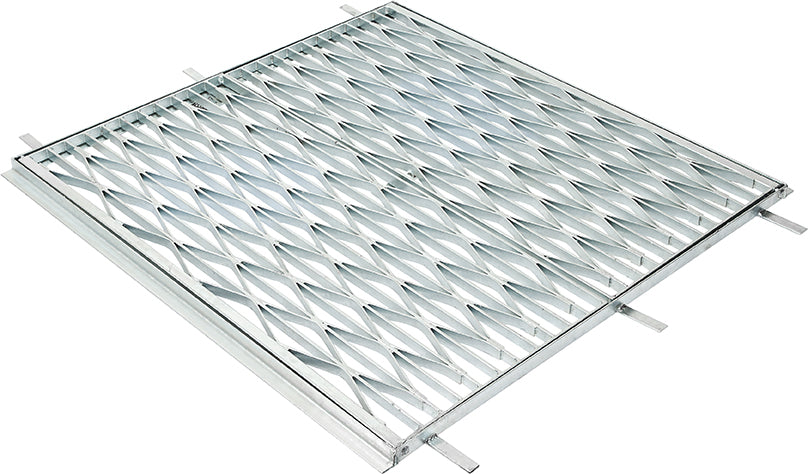 900mm x 900mm Galvanized Hinged & Lockable Frame & Grate – Ferrum