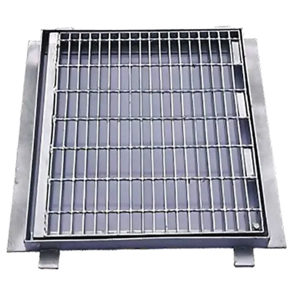Cast-In HD Galvanised Hinged Sump Grate & Frame